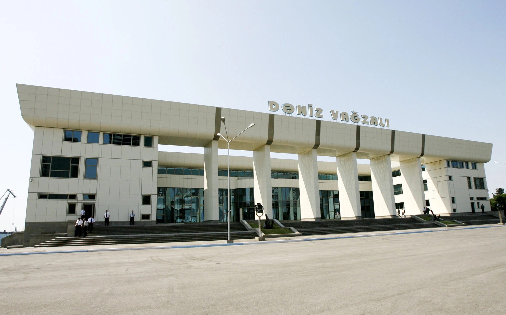 Baku Sea Terminal (Bakı Dəniz Vağzalı) main entrance.