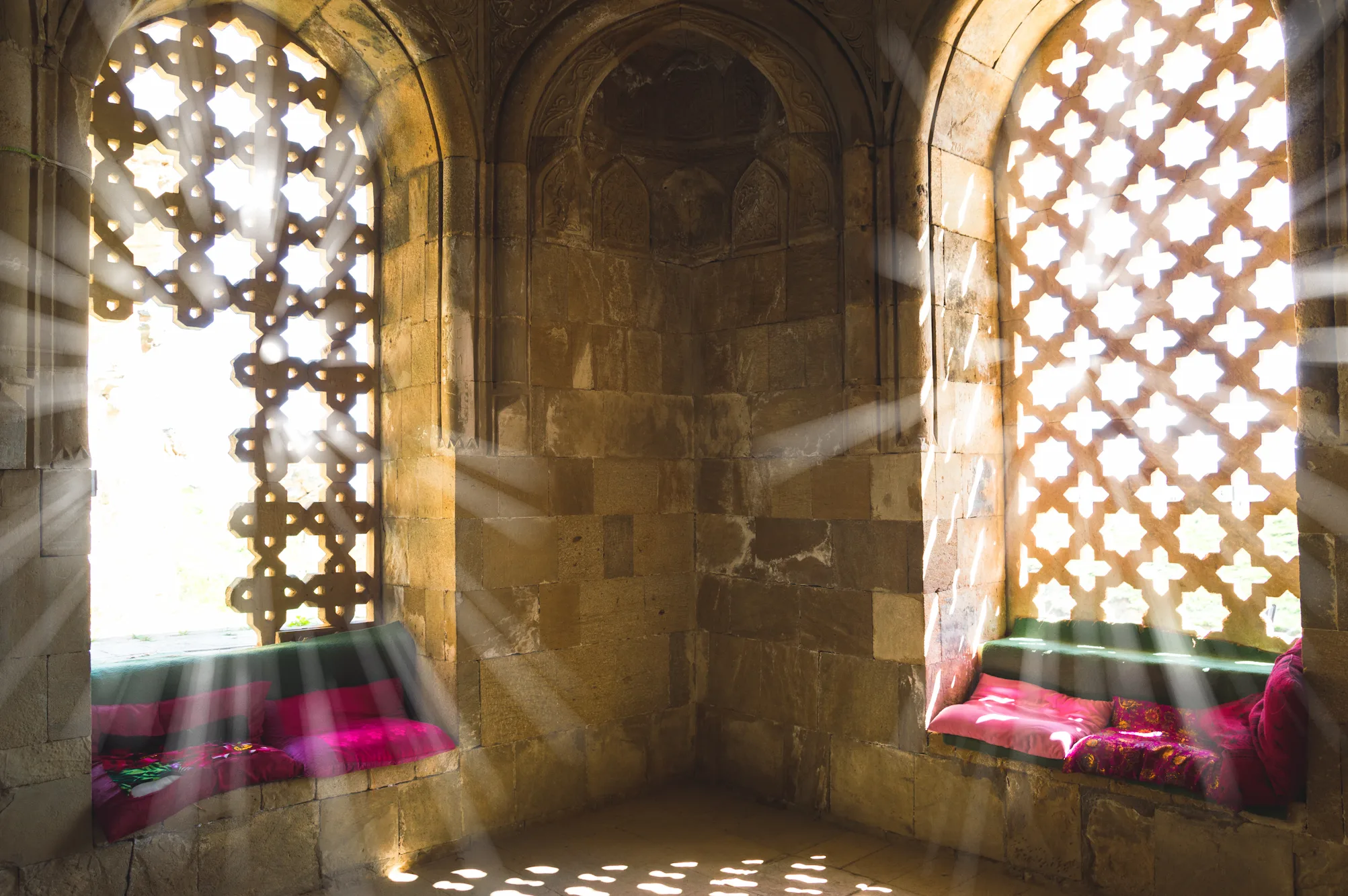 The second floor of Diri Baba Mausoleum.