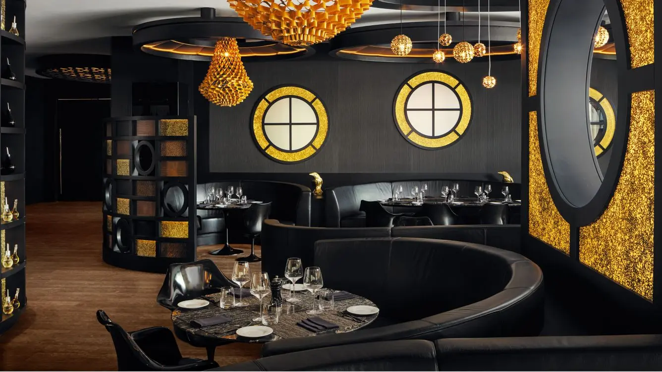 OroNero Bar & Ristorante at the Marriott Absheron Hotel in Baku.